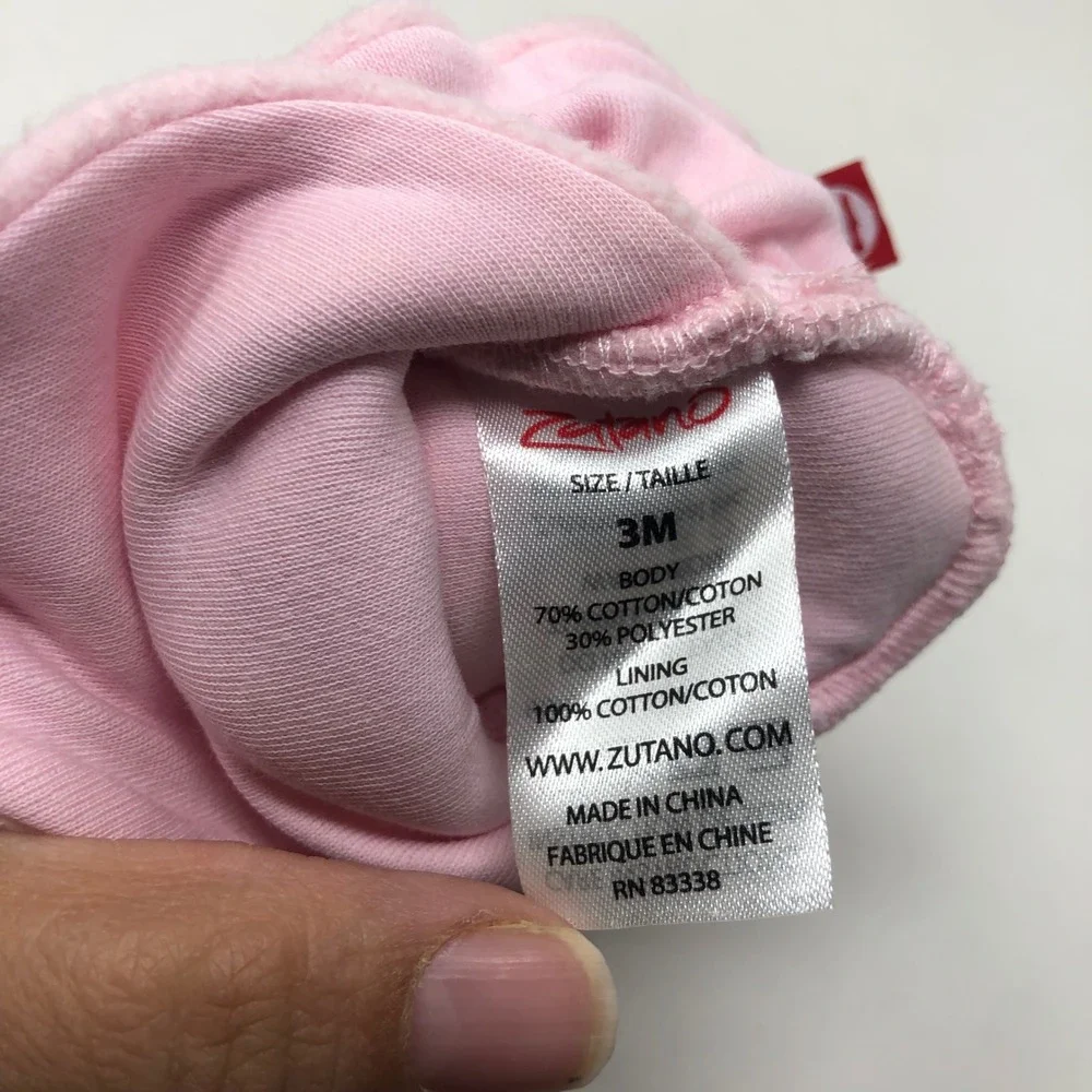 Zutano Cozie Fleece Baby Booties 3M Infant Pink Brown Magenta 3 Pair Bundle